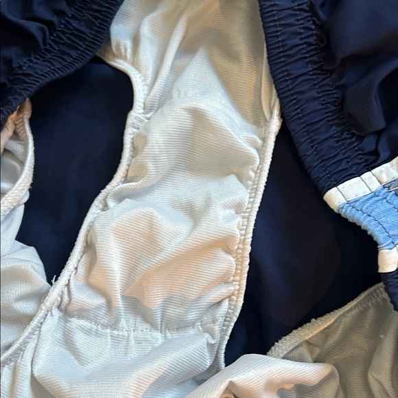 Varsity Women's Navy and Light Blue Athletic Shorts Set - Picture 7 of 8